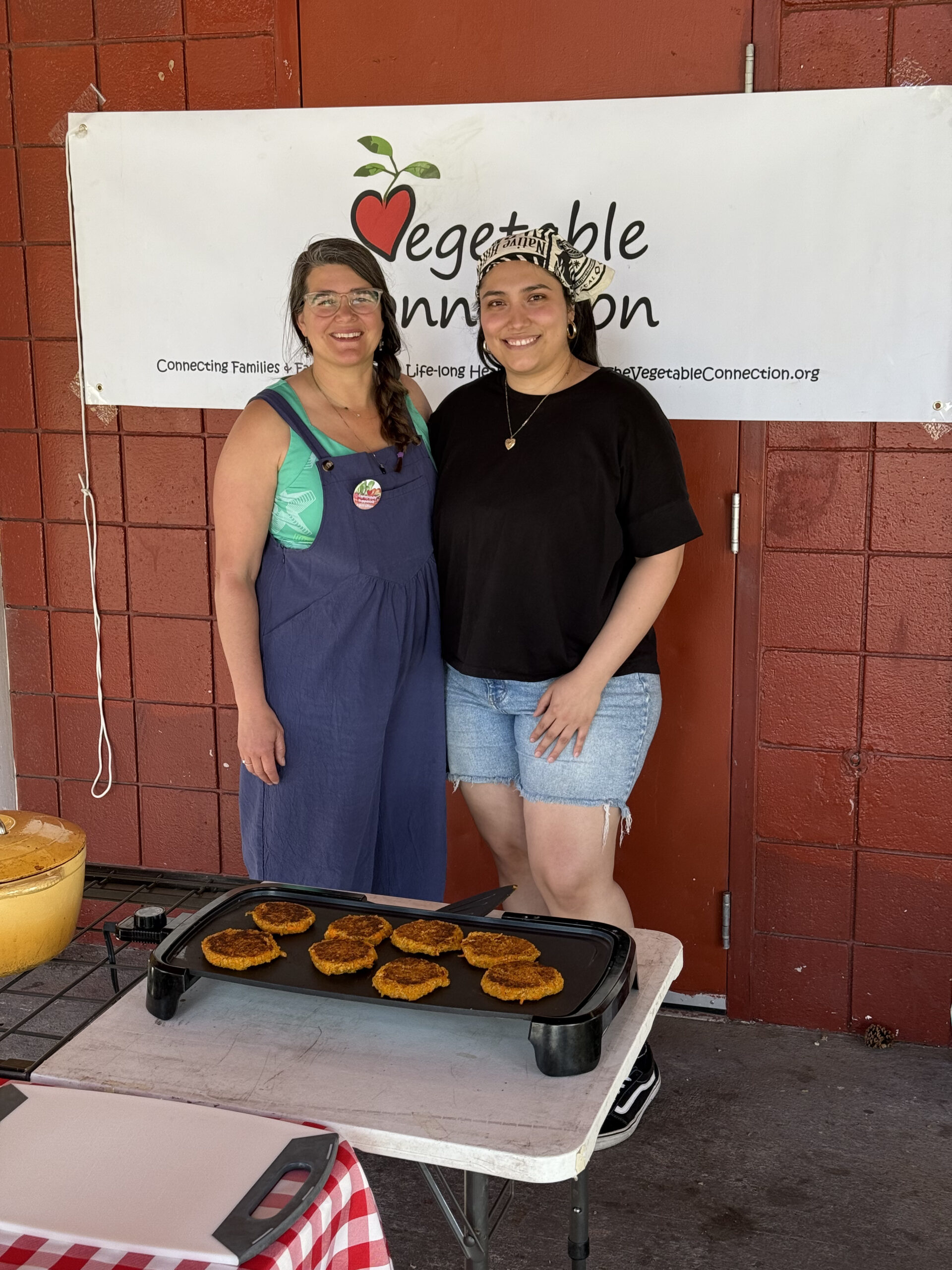 We had our annual Quinoa Burger Cookout in May. It was great to bring families and nonprofits together and kick off our cooking classes around local vegetables. Here is the recipe